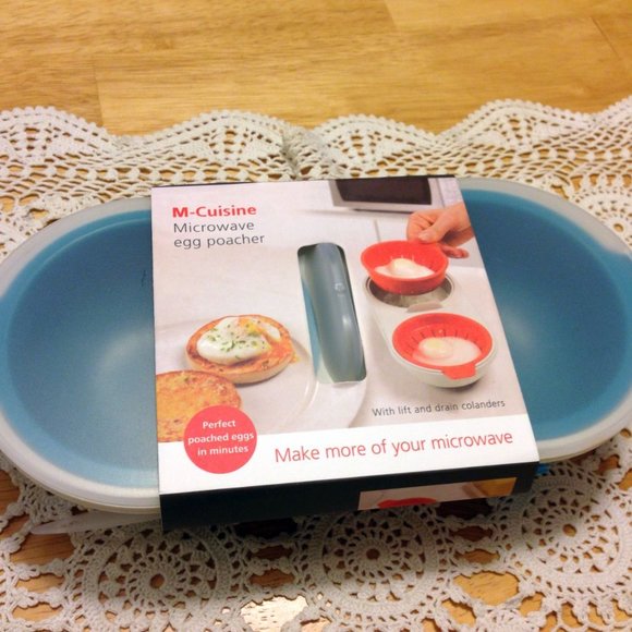 MCusine Kitchen Egg Poacher New Mcuisine Microwave Egg Poacher